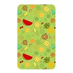 Art Fruits Pattern Memory Card Reader (Rectangular) Front