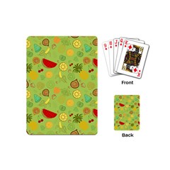 Art Fruits Pattern Playing Cards Single Design (mini)