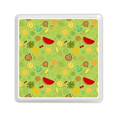 Art Fruits Pattern Memory Card Reader (square)