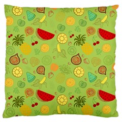 Art Fruits Pattern Large Cushion Case (one Side)