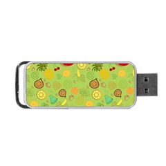 Art Fruits Pattern Portable Usb Flash (two Sides)