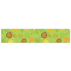 Art Fruits Pattern Small Premium Plush Fleece Scarf