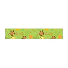 Art Fruits Pattern Premium Plush Fleece Scarf (mini)