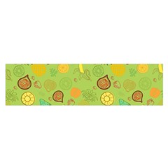 Art Fruits Pattern Oblong Satin Scarf (16  X 60 )