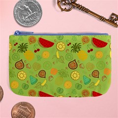 Art Fruits Pattern Large Coin Purse