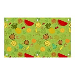 Art Fruits Pattern Banner And Sign 5  X 3 