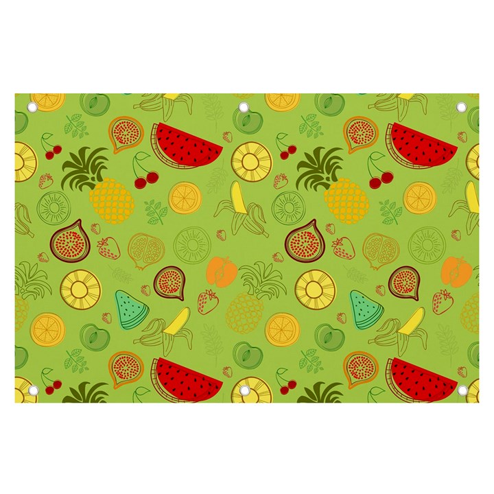 Art Fruits Pattern Banner and Sign 6  x 4 