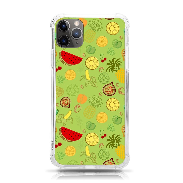 Art Fruits Pattern iPhone 11 Pro Max 6.5 Inch TPU UV Print Case