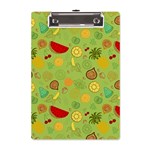 Art Fruits Pattern A5 Acrylic Clipboard Front