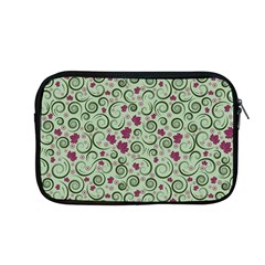 Swirls Foliage Leaves Green Apple Macbook Pro 13  Zipper Case