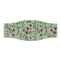 Swirls Foliage Leaves Green Stretchable Headband