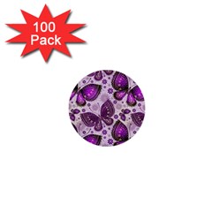 Butterflies Butterfly Insect Animal Nature 1  Mini Buttons (100 Pack) 