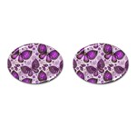 Butterflies Butterfly Insect Animal Nature Cufflinks (Oval) Front(Pair)