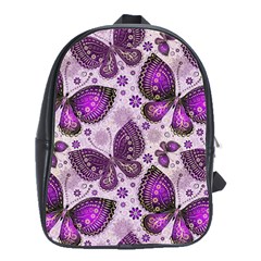 Butterflies Butterfly Insect Animal Nature School Bag (large)