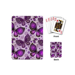 Butterflies Butterfly Insect Animal Nature Playing Cards Single Design (mini)