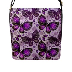 Butterflies Butterfly Insect Animal Nature Flap Closure Messenger Bag (l) by Maspions