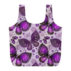 Butterflies Butterfly Insect Animal Nature Full Print Recycle Bag (l)