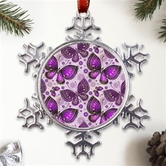 Butterflies Butterfly Insect Animal Nature Metal Large Snowflake Ornament