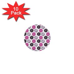 Pattern Seamless Design Decorative 1  Mini Buttons (10 Pack) 