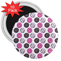 Pattern Seamless Design Decorative 3  Magnets (10 Pack) 