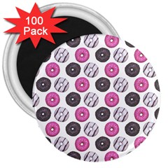 Pattern Seamless Design Decorative 3  Magnets (100 Pack)