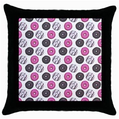 Pattern Seamless Design Decorative Throw Pillow Case (black) by Maspions