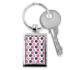 Pattern Seamless Design Decorative Key Chain (rectangle)