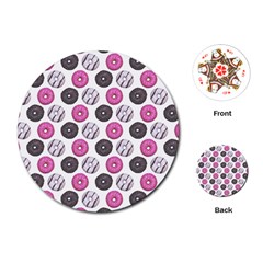 Pattern Seamless Design Decorative Playing Cards Single Design (round)