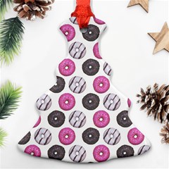 Pattern Seamless Design Decorative Christmas Tree Ornament (two Sides)