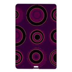 Mazipoodles Retro Circles Revisited - Blackcurrant Blackcherry Black Name Card Style Usb Flash Drive by Mazipoodles