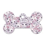 Sweet Kawaii Kitty Pattern (ai) Bk Dog Tag Bone (One Side) Front