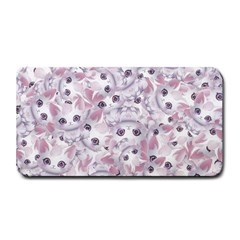 Sweet Kawaii Kitty Pattern (ai) Bk Medium Bar Mat by dflcprintsclothing