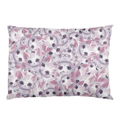 Sweet Kawaii Kitty Pattern (ai) Bk Pillow Case by dflcprintsclothing