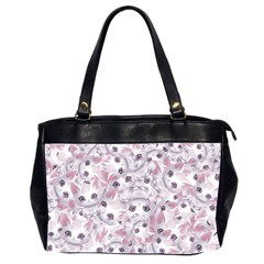 Sweet Kawaii Kitty Pattern (ai) Bk Oversize Office Handbag (2 Sides) by dflcprintsclothing