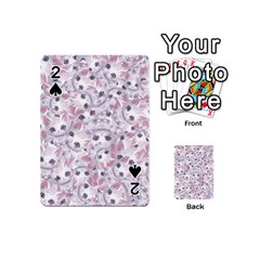 Sweet Kawaii Kitty Pattern (ai) Bk Playing Cards 54 Designs (mini) by dflcprintsclothing