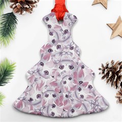 Sweet Kawaii Kitty Pattern (ai) Bk Christmas Tree Ornament (two Sides) by dflcprintsclothing