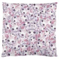 Sweet Kawaii Kitty Pattern (ai) Bk Large Cushion Case (two Sides) by dflcprintsclothing