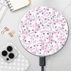 Sweet Kawaii Kitty Pattern (ai) Bk Wireless Fast Charger(white) by dflcprintsclothing