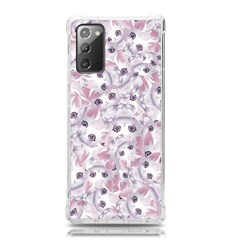 Sweet Kawaii Kitty Pattern (ai) Bk Samsung Galaxy Note 20 Tpu Uv Case by dflcprintsclothing