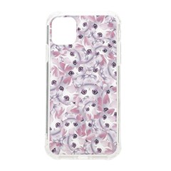 Sweet Kawaii Kitty Pattern (ai) Bk Iphone 11 Tpu Uv Print Case by dflcprintsclothing