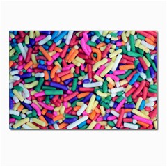 Colorful Candy Texture, Close-up Postcard 4 x 6  (pkg Of 10) by kyorashop23