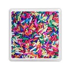 Colorful Candy Texture, Close-up Memory Card Reader (square)