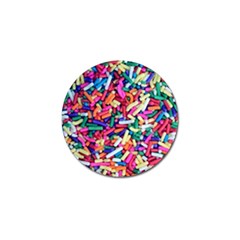 Colorful Candy Texture, Close-up Golf Ball Marker (10 Pack) by kyorashop23