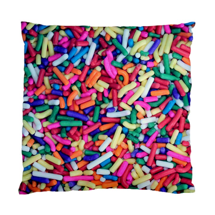 Colorful Candy Texture, Close-up Standard Cushion Case (Two Sides)