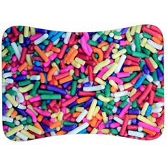 Colorful Candy Texture, Close-up Velour Seat Head Rest Cushion by kyorashop23