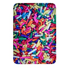 Colorful Candy Texture, Close-up Rectangular Glass Fridge Magnet (4 Pack) by kyorashop23