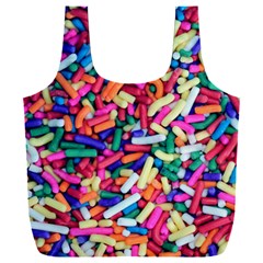 Colorful Candy Texture, Close-up Full Print Recycle Bag (xxxl) by kyorashop23