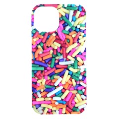 Colorful Candy Texture, Close-up Iphone 15 Black Uv Print Pc Hardshell Case