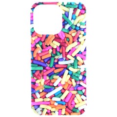 Colorful Candy Texture, Close-up Iphone 15 Pro Max Black Uv Print Pc Hardshell Case by kyorashop23