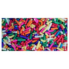 Colorful Candy Texture, Close-up Banner And Sign 4  X 2  by kyorashop23